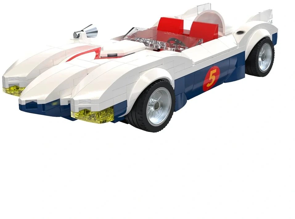 CaDA konstruktoriaus kaladėlės lenktyninis automobilis Speed Racer Mach 5 C55087W 294 elementai