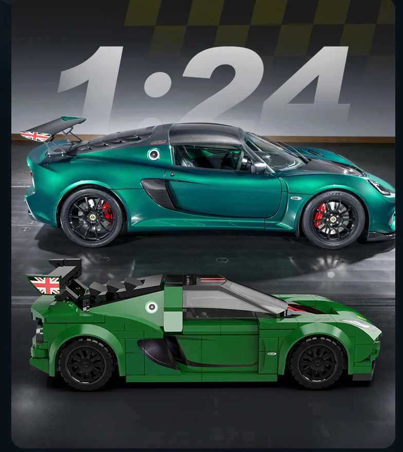 CaDA lenktyninis automobilis Lotus Exige Cup 430 319 vnt