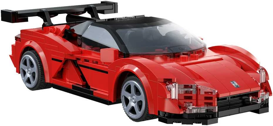 CaDA statybinių blokų lenktyninis nuotolinio valdymo lenktyninis automobilis Yangwang U9 statybinių blokų sportinis automobilis 299 dienos RC