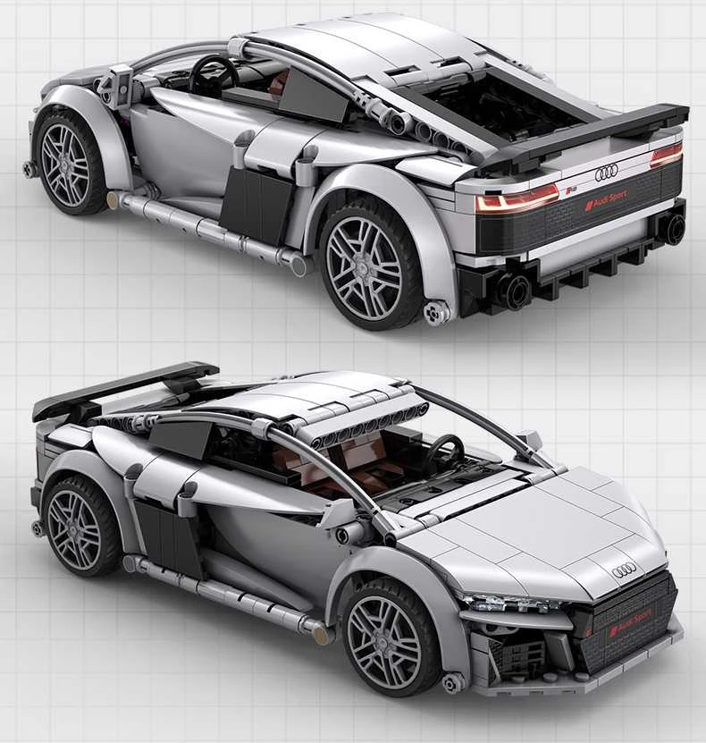 *****Cada kaladėlės C57012W Audi R8 Coupe RC 29394