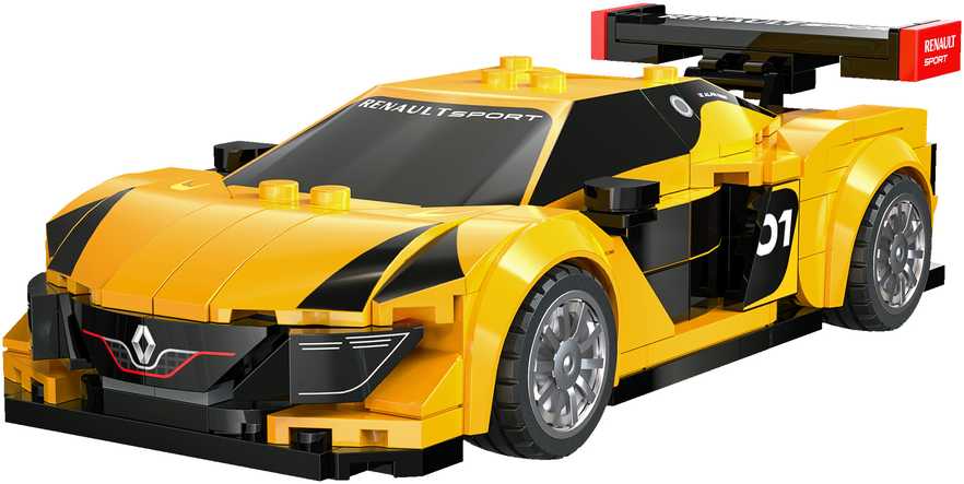 CaDA konstruktoriaus kaladėlės lenktyniniam automobiliui „Renault Sport RS.01“ (271 detalė)