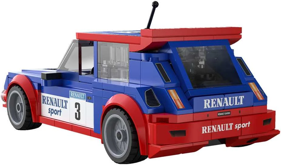 CaDA konstruktoriai iš lenktyninio automobilio „Renault 5 Maxi Turbo“, 308 detalės
