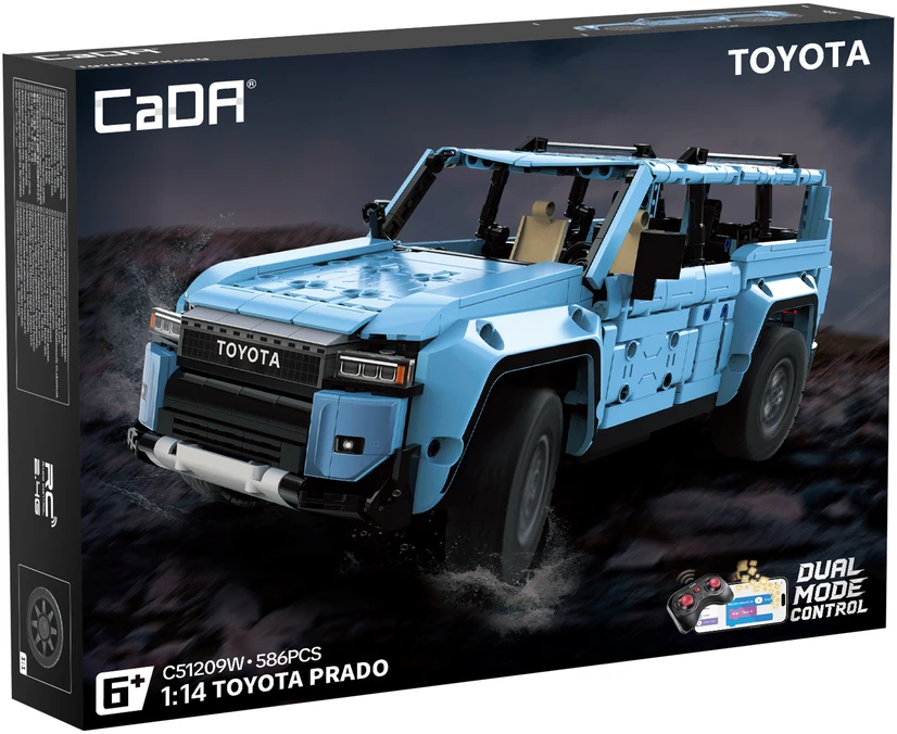 CADA BLOKAI TOYOTA LAND CRUISER PRADO LC250 1:14 RC NUOTOLINIO PULTO 586EL