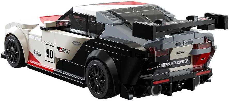 CaDA konstruktoriaus kaladėlės lenktyniniam automobiliui „Toyota GR Supra GT4“, 324 detalės