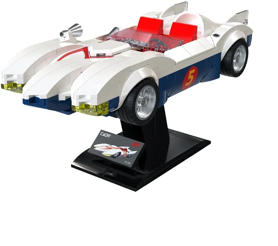 CaDA konstruktoriaus kaladėlės lenktyninis automobilis Speed Racer Mach 5 C55087W 294 elementai