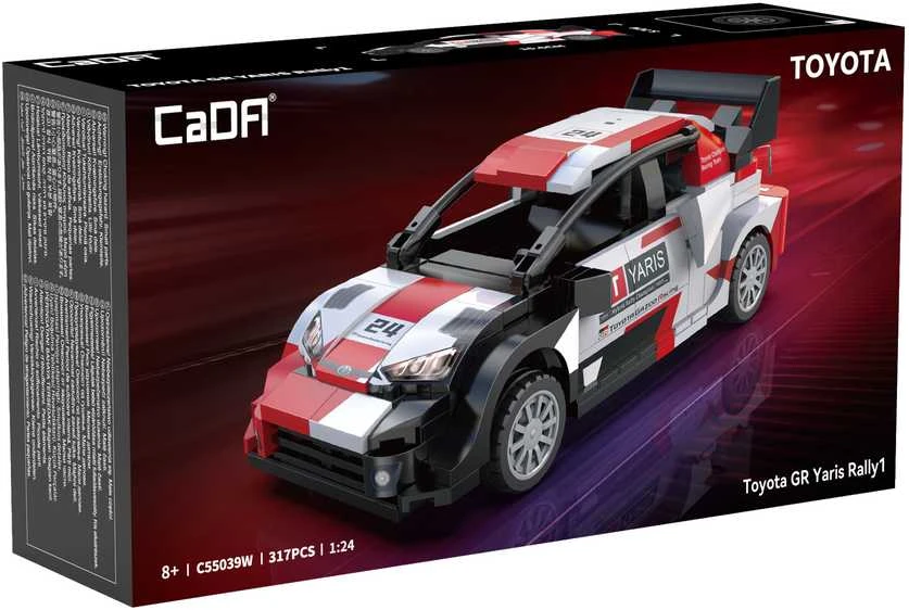 CaDA konstruktoriai iš lenktyninio automobilio „Toyota GR Yaris Rally1“, 317 detalių