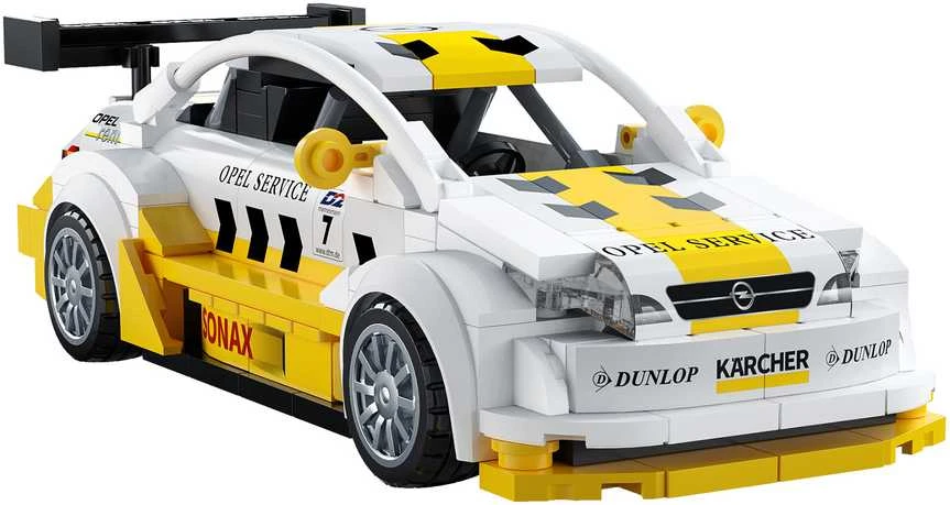 CaDA konstruktoriaus kaladėlės lenktyniniam automobiliui „Opel Astra V8 Coupe DTM“ – 305 detalės
