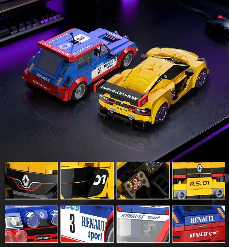 CaDA konstruktoriai iš lenktyninio automobilio „Renault 5 Maxi Turbo“, 308 detalės