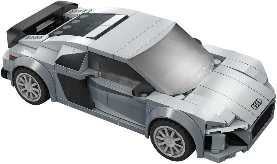 CaDA lenktyninis automobilis Audi R8 kupė sportinis automobilis 199 detalės