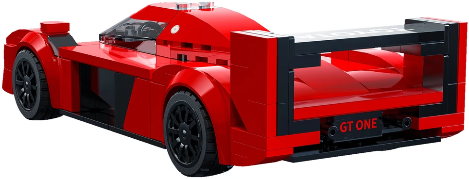 CaDA konstruktoriaus kaladėlės iš lenktyninio automobilio „Toyota GT-ONE“, 272 detalės