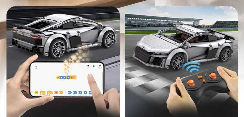 *****Cada kaladėlės C57012W Audi R8 Coupe RC 29394
