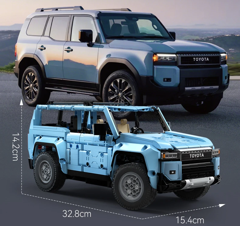 CADA BLOKAI TOYOTA LAND CRUISER PRADO LC250 1:14 RC NUOTOLINIO PULTO 586EL