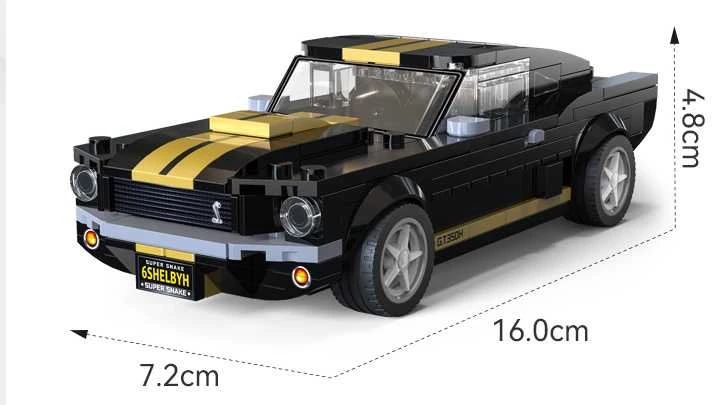 CaDA lenktyninių automobilių konstruktoriai „Shelby GT 350H“ sportinis automobilis, 285 dalys