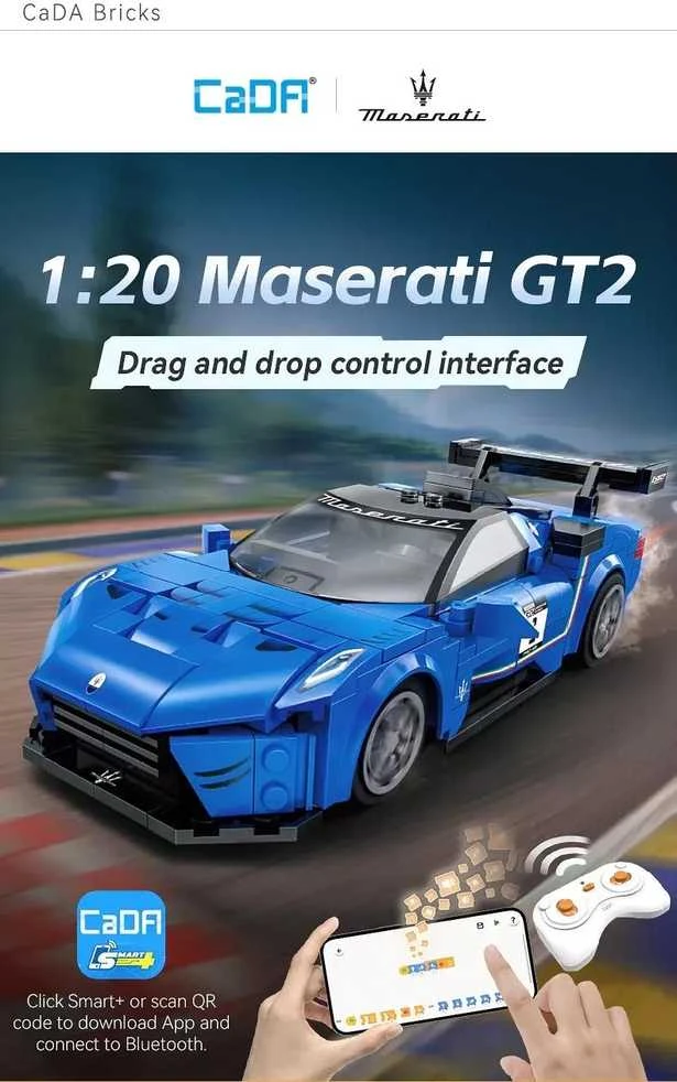 *****Cada kaladėlės Maserati GT sport C51089W 30345