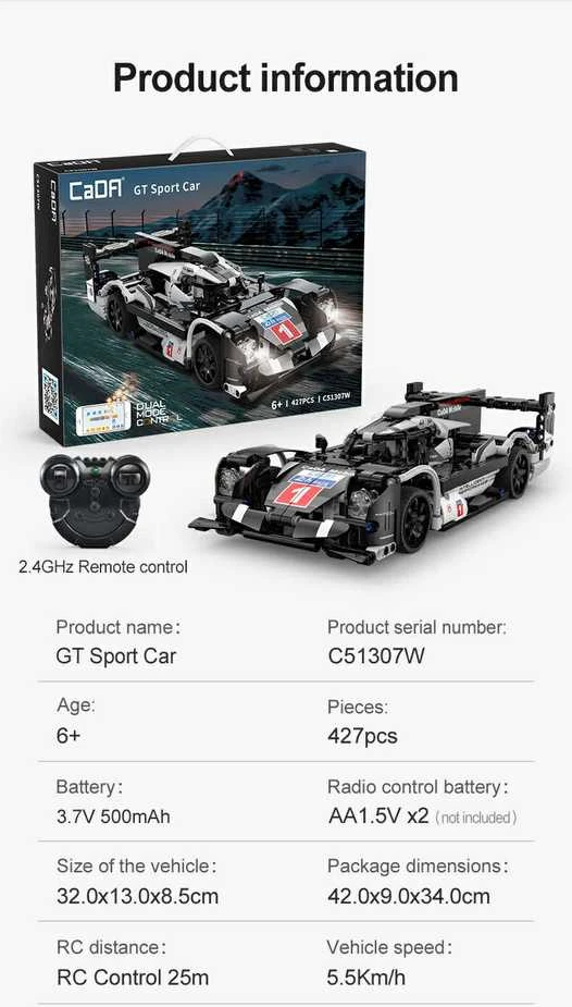 *****Cada klocki Blade Sports Car C51307W 29226