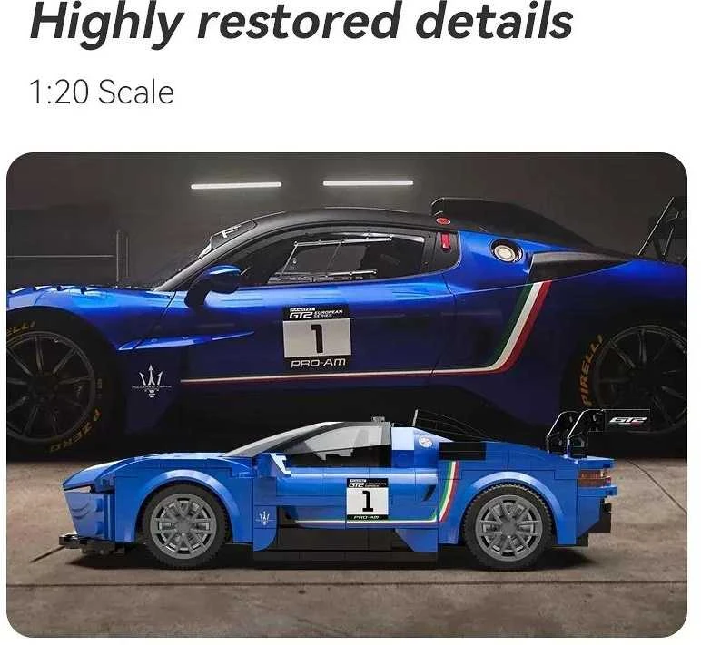 *****Cada kaladėlės Maserati GT sport C51089W 30345