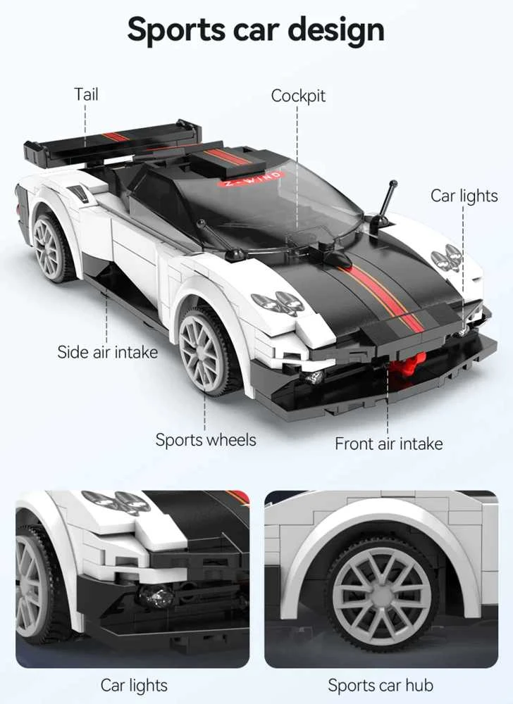 *****Cada Z-Wind sportinio automobilio C51082W 29455 trinkelės