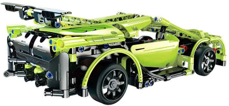 CaDA statybiniai blokai Nuotoliniu būdu valdomas automobilis 32 cm Car žalia Sportscar 453 RC Elements