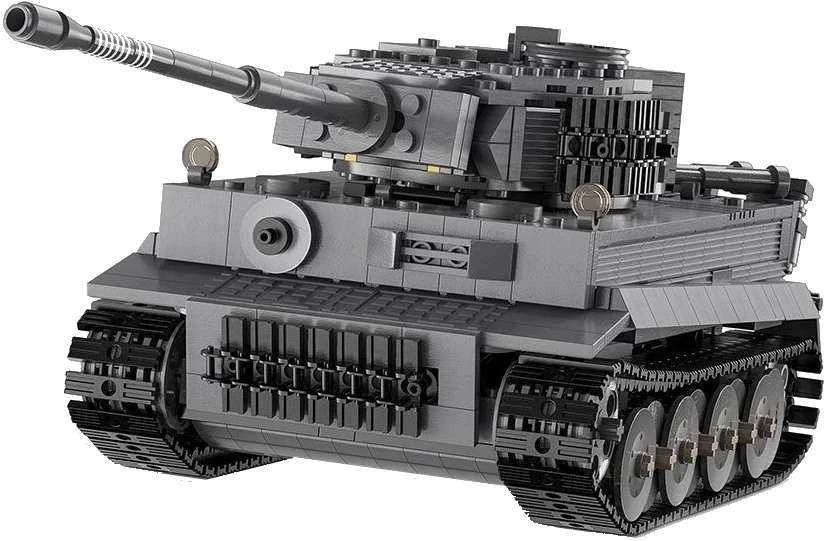 CaDA kaladėlės Nuotolinio valdymo rutulinis tankas Važiuoklė military Tiger Tiger RC 925 dienos