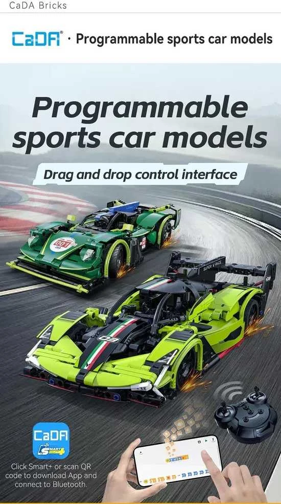 CaDA konstruktorius-nuotoliniu būdu valdomas sportinis automobilis „Phanton Wing“, 395 dalys