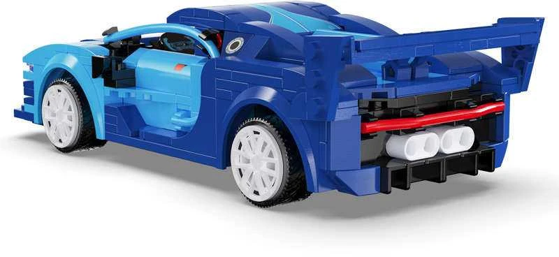 Klocki konstrukcyjne CaDA Zdalnie sterowany samochód Lentyninė mašinėlė Wyścigówka Važiuoklė RC Mėlyna Race Car Dual Mode 325 dalys