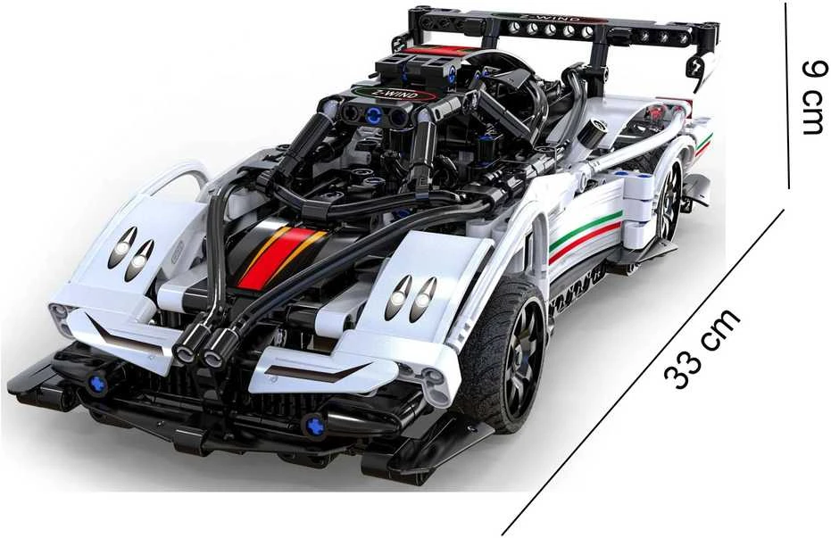Konstruktorius CaDA Z-Wind C51054W, su RC pultu (457 dalių)