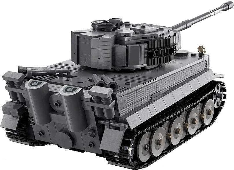 CaDA kaladėlės Nuotolinio valdymo rutulinis tankas Važiuoklė military Tiger Tiger RC 925 dienos