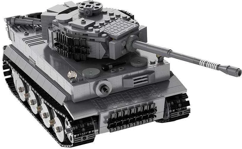CaDA kaladėlės Nuotolinio valdymo rutulinis tankas Važiuoklė military Tiger Tiger RC 925 dienos