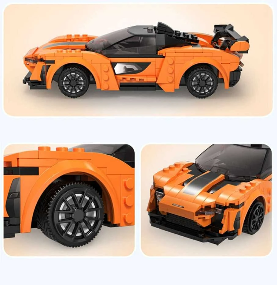 Konstruktorius CaDA Blaze Car C51075W, su RC pultu, 1:20 mastelis (295 dalys)