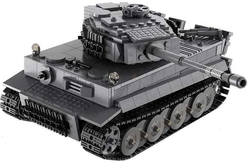 CaDA kaladėlės Nuotolinio valdymo rutulinis tankas Važiuoklė military Tiger Tiger RC 925 dienos