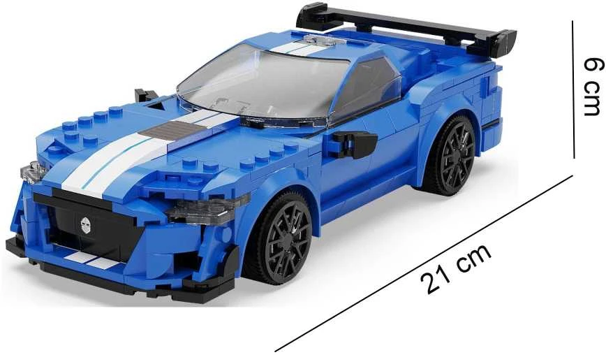 CaDA konstruktorius-nuotoliniu būdu valdomas lenktyninis automobilis „Blue Knight 500“ (C51077W)