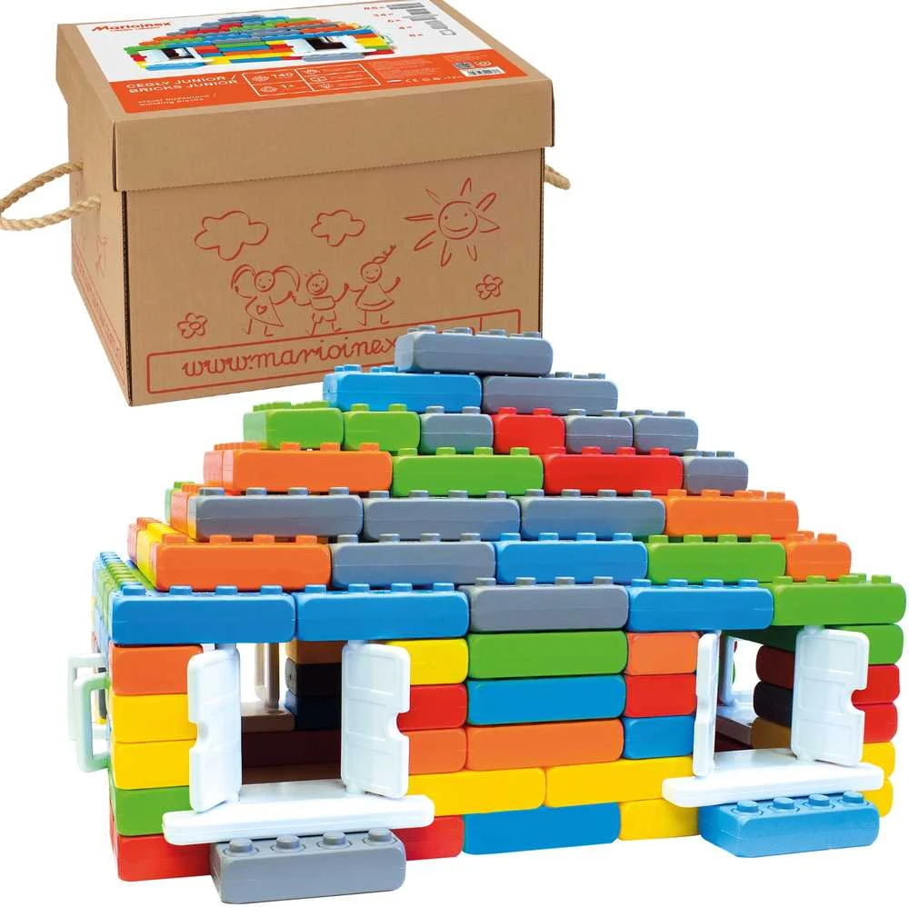 Marioinex Bricks Bricks Junior 140 langai ir durys (902 387)