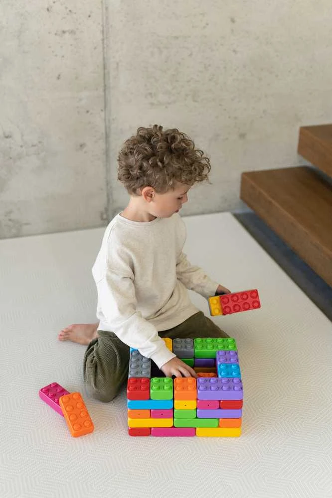 Marioinex Spalvotos plytos junior 60 vnt.