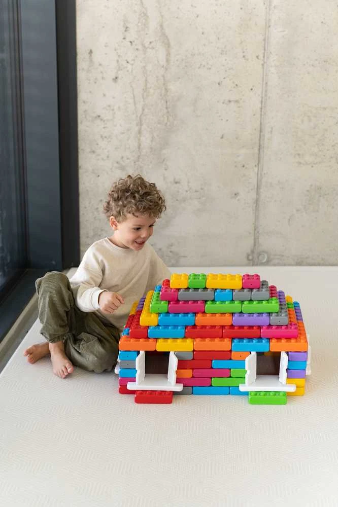 Marioinex Bricks Bricks Junior 140 langai ir durys (902 387)