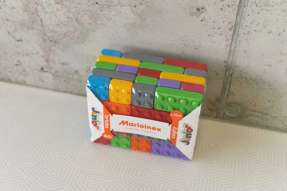 Marioinex Spalvotos plytos junior 60 vnt.
