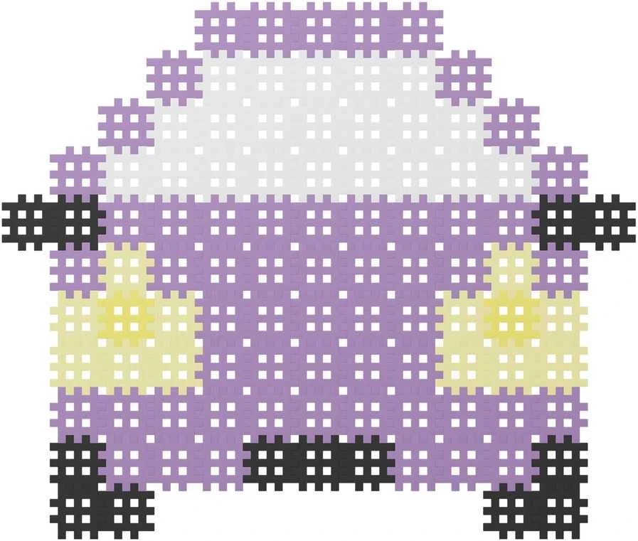 Kaladėlės Marioinex Micro Waffle, 517 vnt.