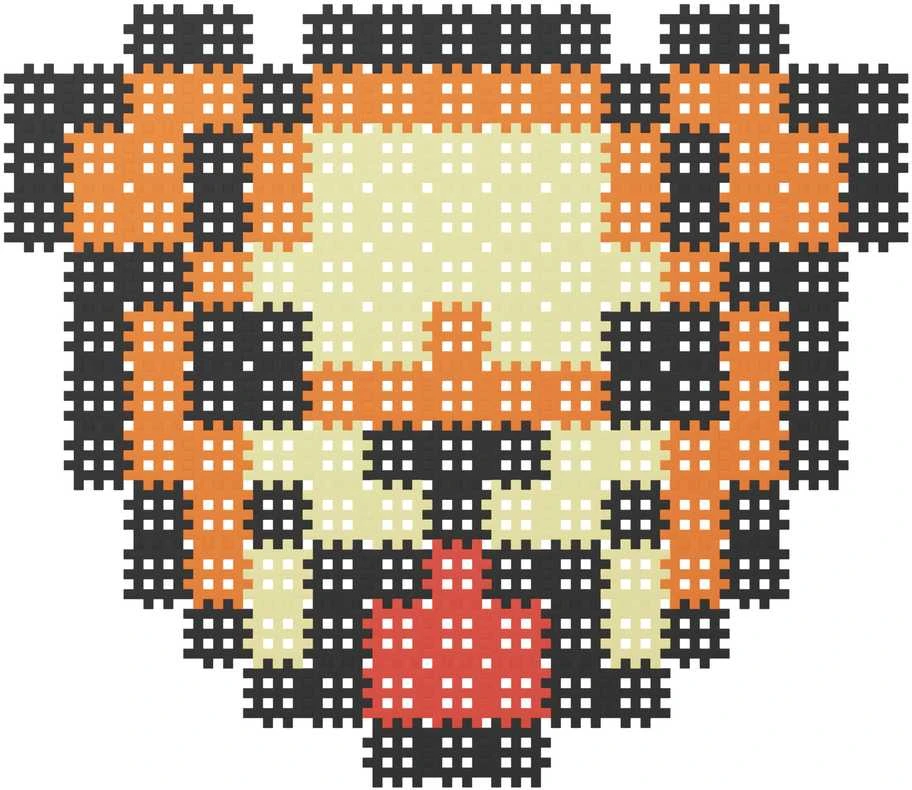 Kaladėlės Marioinex Micro Waffle, 517 vnt.