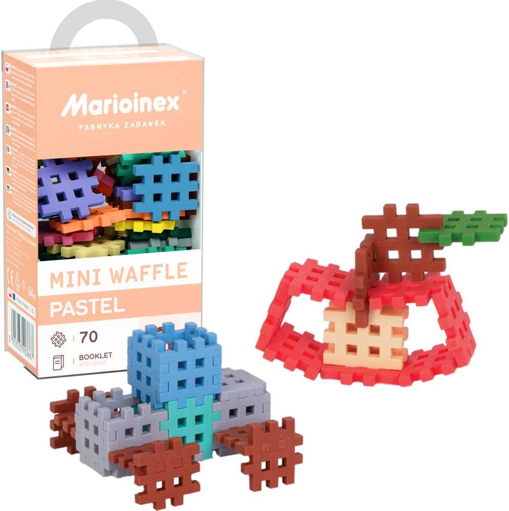 MARIOINEX 903667 vaflinė mini pastelė, 70 vnt.