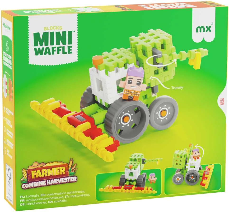 Marioinex *****Waffle Farmer kombaino kaladėlės 50 vnt. 07528