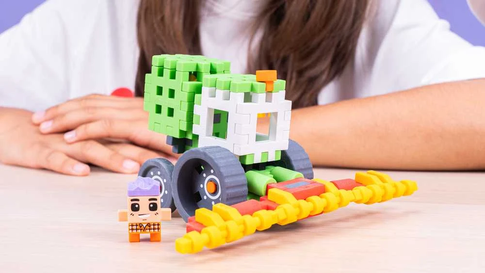 Marioinex *****Waffle Farmer kombaino kaladėlės 50 vnt. 07528