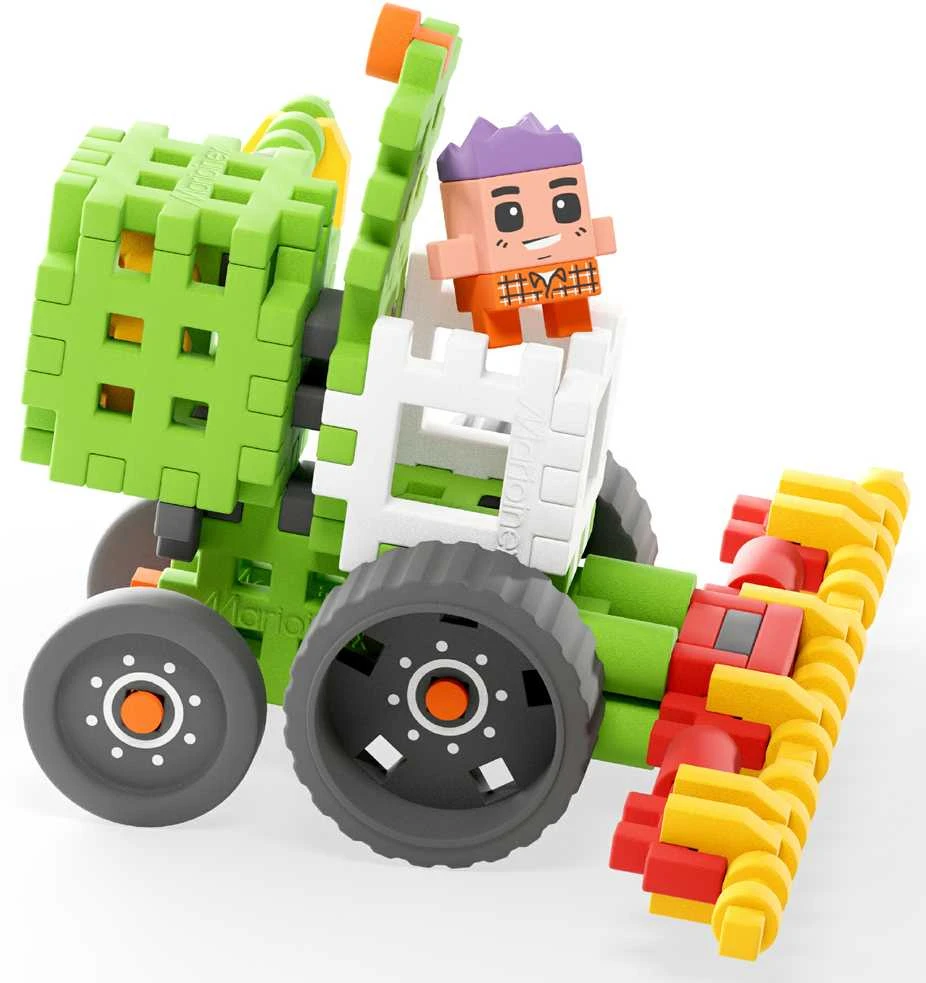 Marioinex *****Waffle Farmer kombaino kaladėlės 50 vnt. 07528