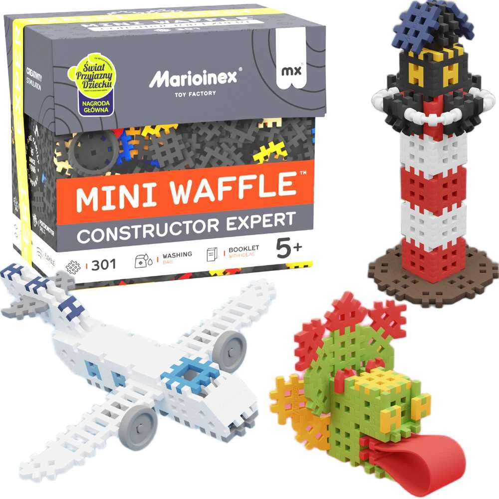 Marioinex Vafliai blokuoja „Mini Konstruktor“ ekspertą 301 PCS