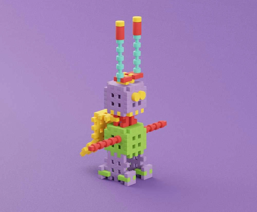Konstruktorius Marioinex Mini Waffle Handyman, 200 d.