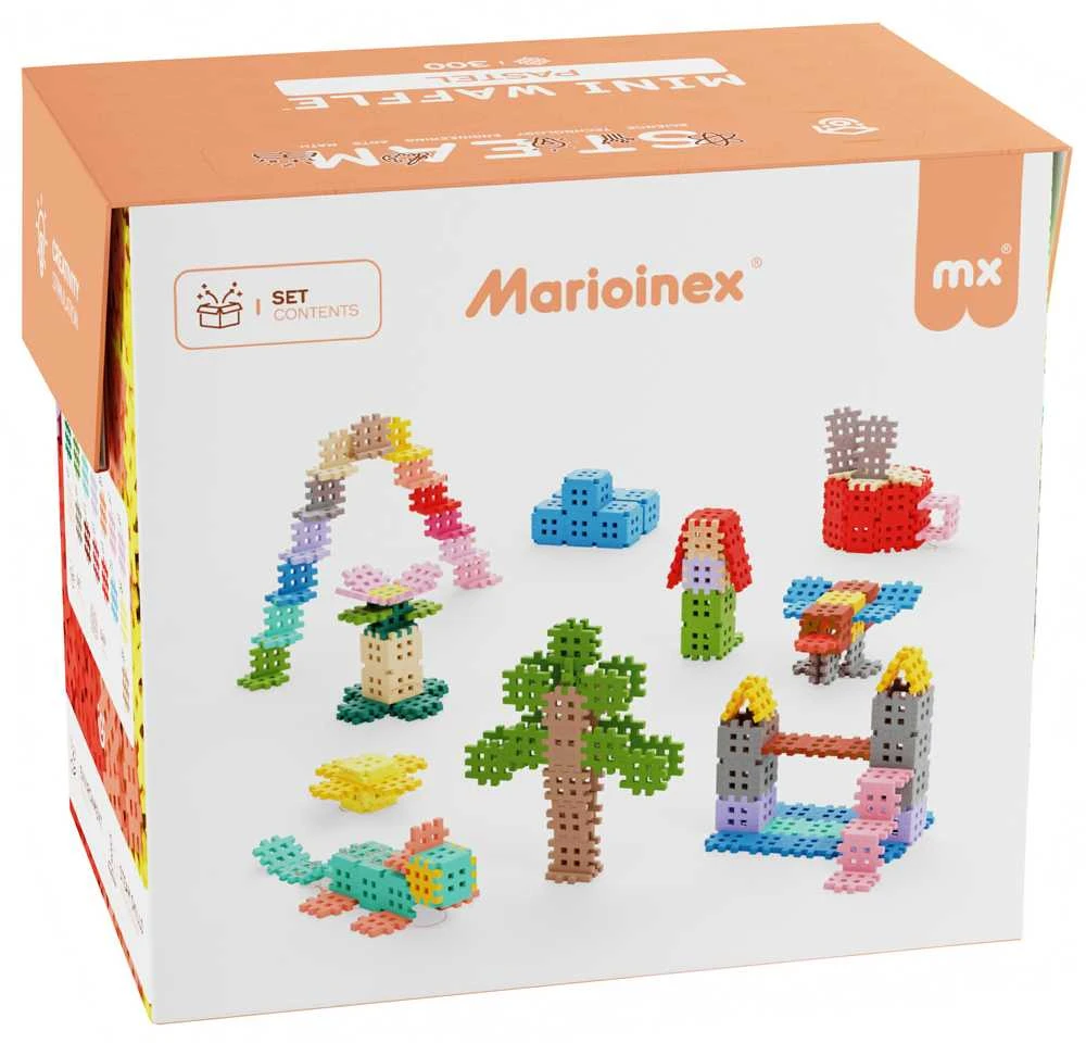 Konstruktorius MARIOINEX Steam Pastel Waffles 300 el.