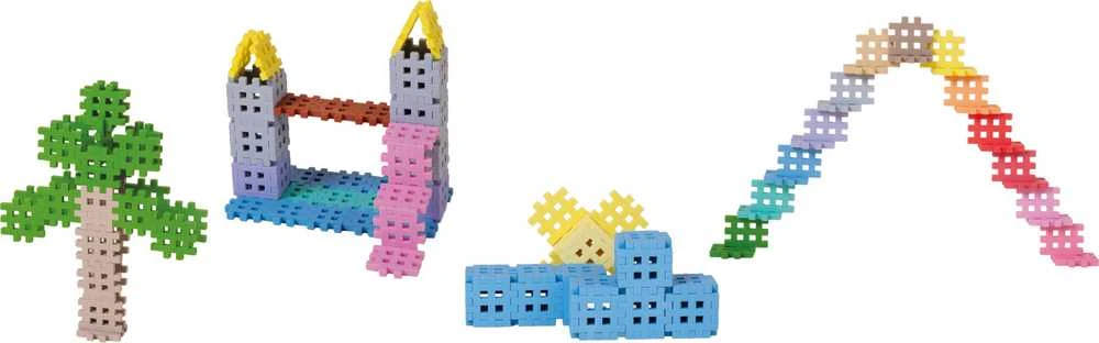 Marioinex mini vafliniai kaladėlės, 200 pastelinių spalvų
