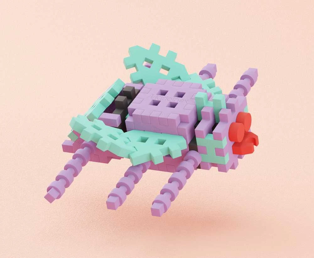 Konstruktorius Marioinex Mini Waffle Handyman, 200 d.