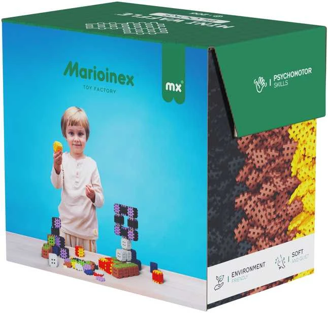 Marioinex mini vaflių kaladėlės, 206 dalys