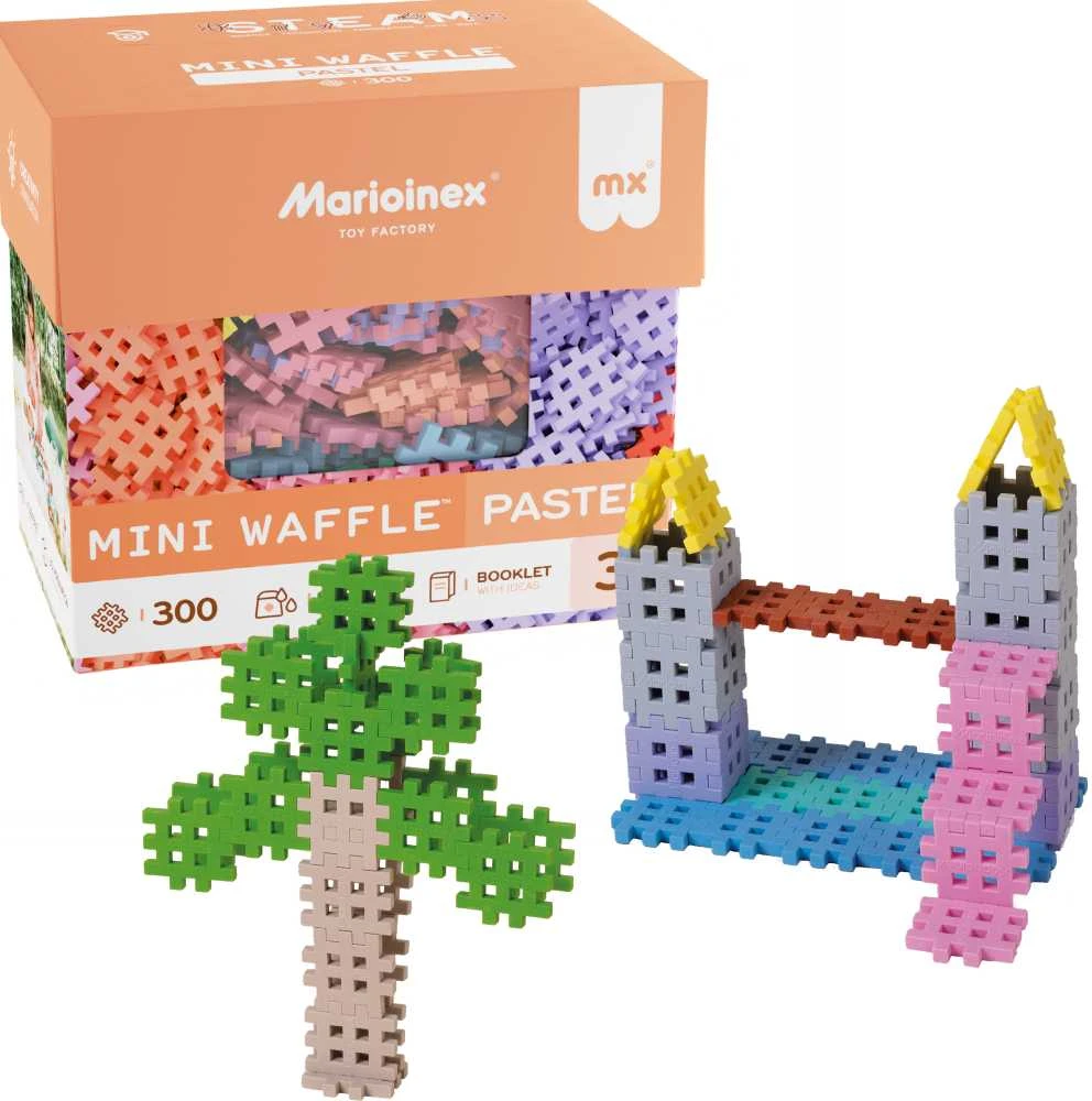 Konstruktorius MARIOINEX Steam Pastel Waffles 300 el.