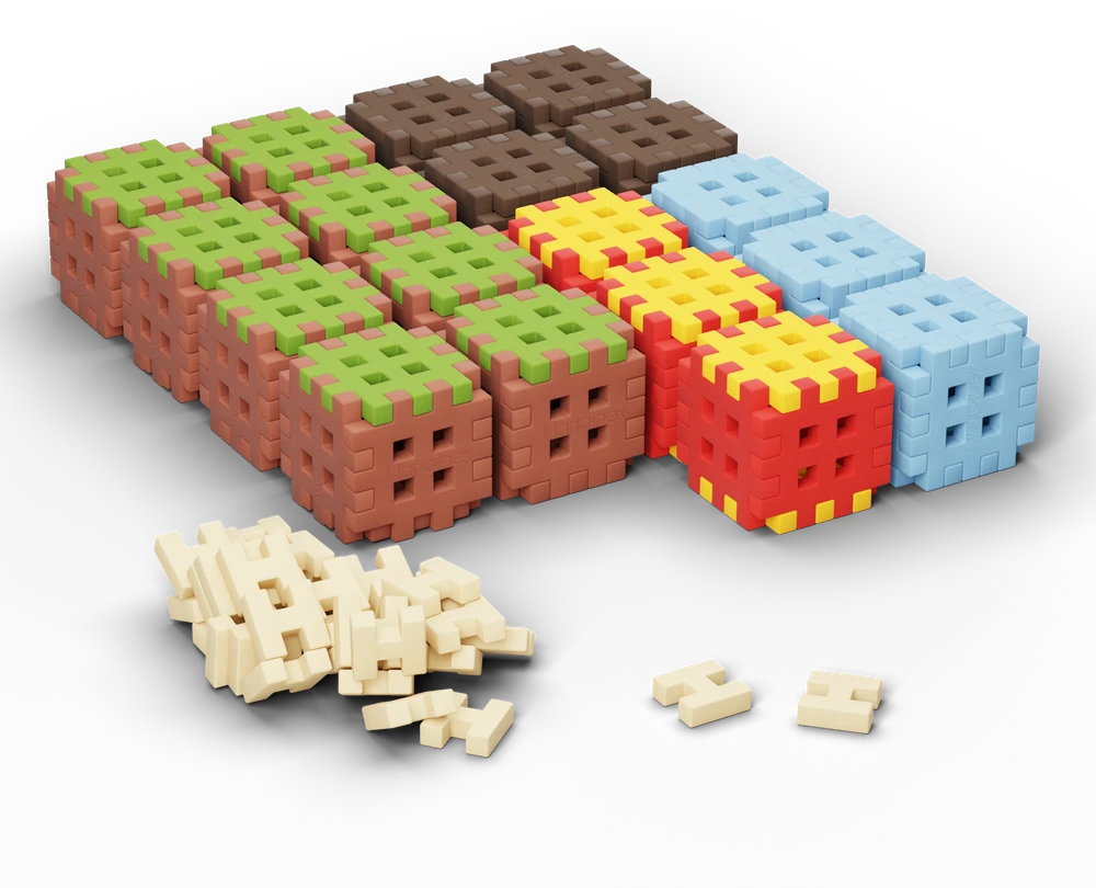 Marioinex mini vaflių konstravimo kaladėlės, 142 dalys