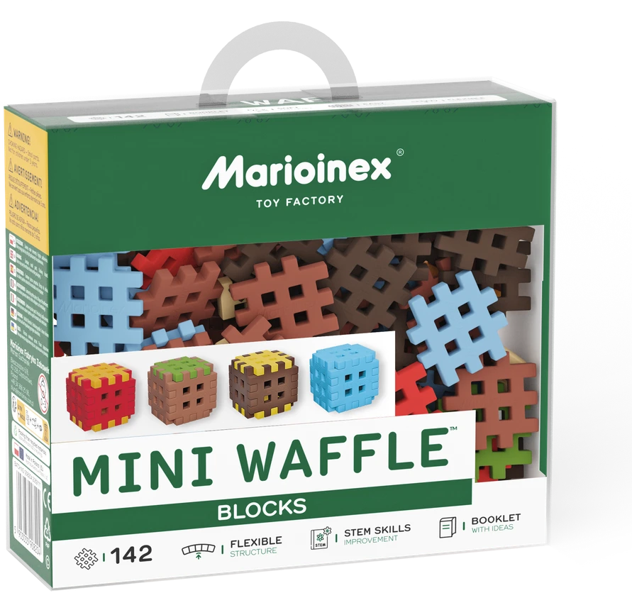 Marioinex mini vaflių konstravimo kaladėlės, 142 dalys